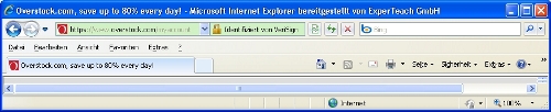 Farbige Adressleiste beim Internet Explorer 8
